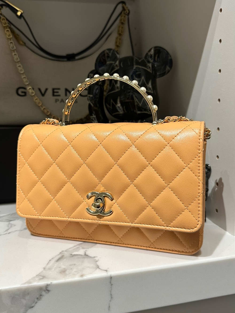 Spring/Summer 2024 Collection Chanel Pearl Top Handle WOC (RARE COLOR)